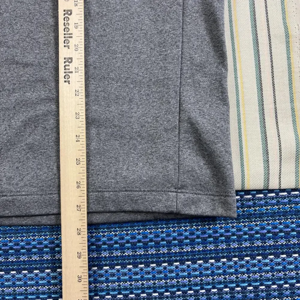 The North Face Pullover Mens XL Gray Fleece Quarter Zip Long Sleeve Hiking Top